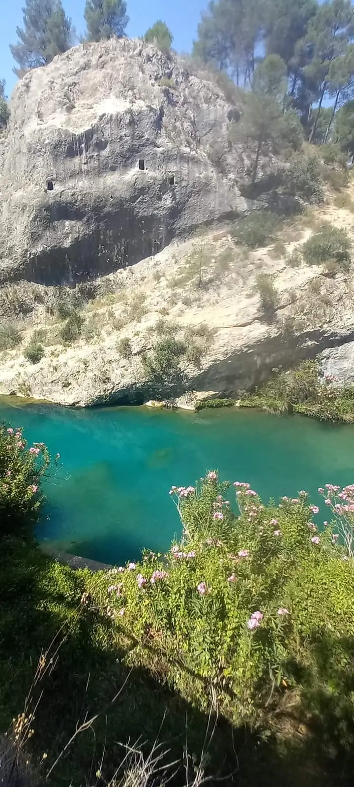 At Pou Clar Ontinyent there are Moorish caves carved out of the rock behind