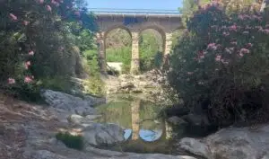 The charming bridge near Pou Gelat at Pou Clar Ontinyent