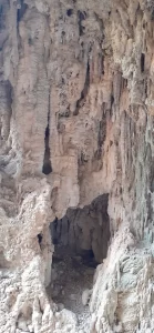 Stalactites near Salto de Chella