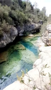 Crystal clear water at Fuente de Marzo