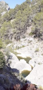 Piscinas naturales, the natural swimming pools of the Barranco de la Encantada