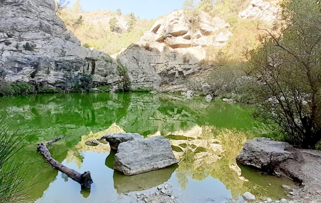 The beautiful Gorg del Salt waterfall