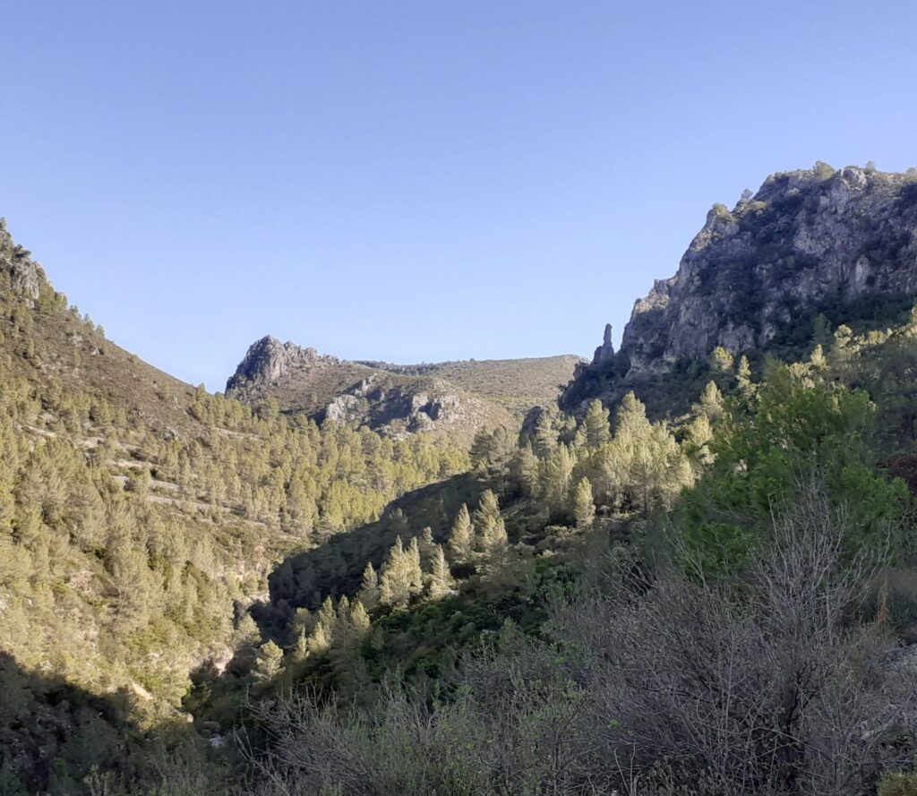 Barranco de la Encantada scenery