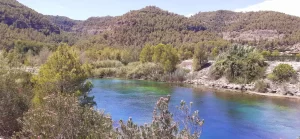 The beautiful Júcar river in Alicante. Perfect for white water rafting