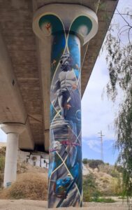 Graffiti under the bridge