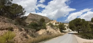 Mountains to the north of the Embalse Amadorio