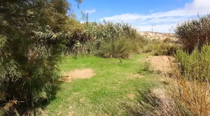 Secret wild camping spot on the Assut de Sant Joan hiking route