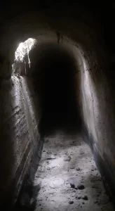 Inside of the tunnel at the Assut de Mutxamel