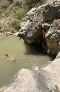 Jump into the Fuente on the Sella Ruta del Agua