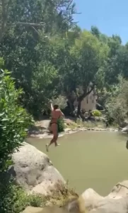 Jump into the Fuente on the Sella Ruta del Agua