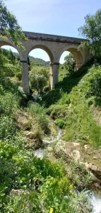 Pont Vell bridge on the Ruta del Agua Sella